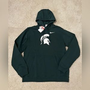 Michigan State University Men’s Large Hoodie Dark Green